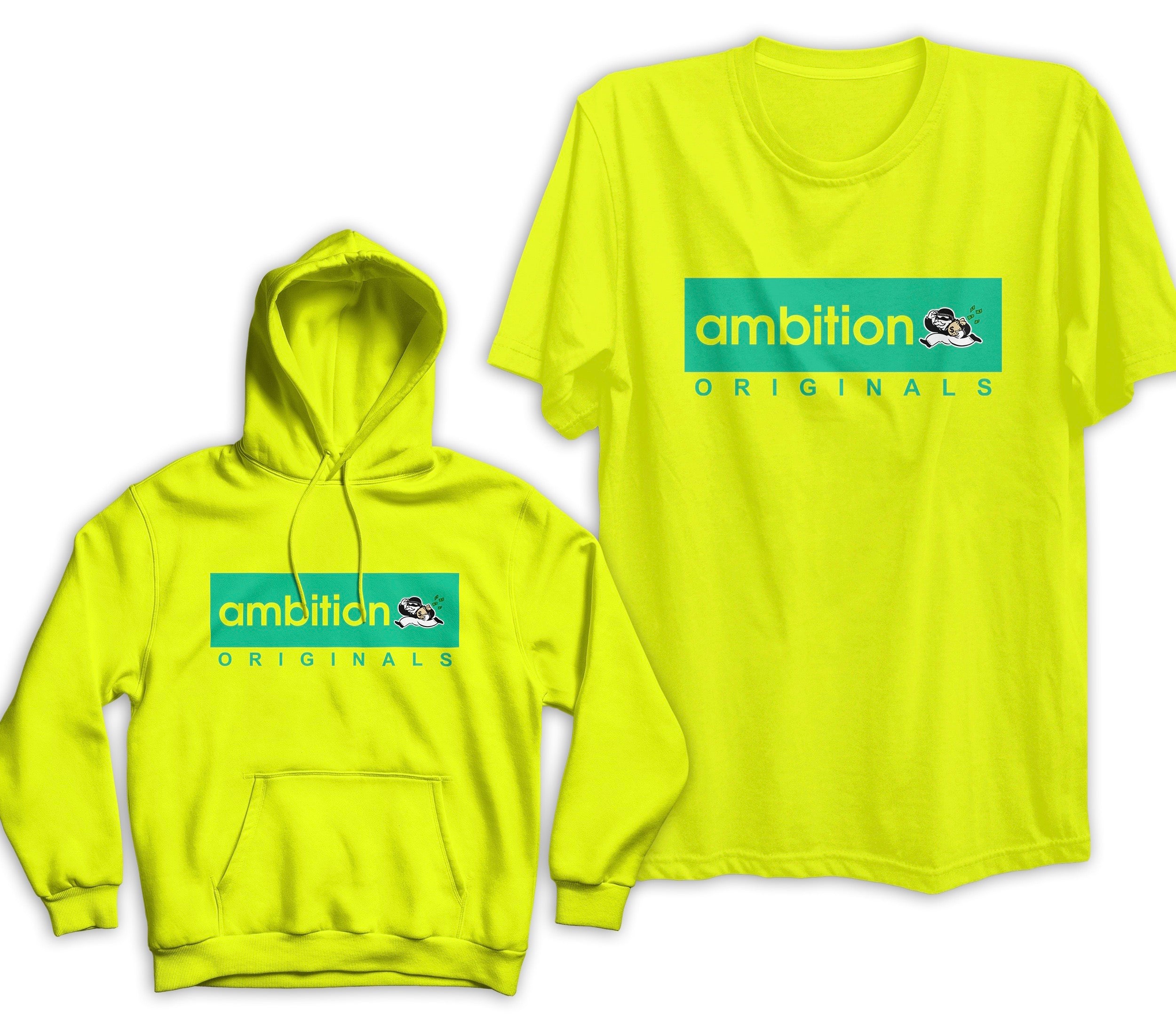 "AMBITION" Winter Bundle Package (Hoodie+T-Shirt)